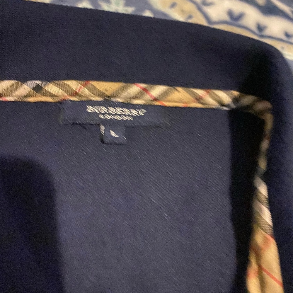 Authentic Burberry Navy Polo - image 2